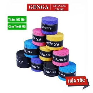 Quấn Cán Vợt Tennis Vợt Cầu Lông GENGA Chống Trơn Cuốn Cán Cần Câu Vợt Cầu Lông xe đạp chống trượt thấm mồ hôi QV08