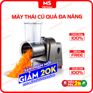 Máy Thái Củ Quả Đa Năng - Thái Lát, Lát Lượn Sóng, Bào Sợi, Bào Phô Mai - BH 12th - MS Vietnam - VSQ