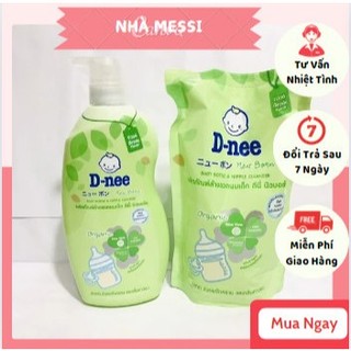 [CHAI TO] NƯỚC RỬA BÌNH SỮA DNEE ORGANIC THÁI LAN CHAI TÚI 600ML DATE MỚI CHÍNH HÃNG