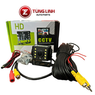  Camera  Cam  lùi xe tải dây dài 15 mét dùng chung điện áp 12 24V hàng chính hãng 