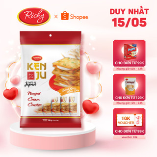 Bánh Richy Kenju quy hành kem dẻo túi 186g