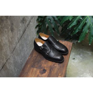 Giày Da Nam Kiểu Dáng Monkstrap Chất Liệu Da Bê Nhập Khẩu Cao Cấp Thương Hiệu KNAR (Walter)