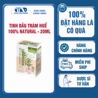TINH DẦU TRÀM HUẾ PURE BABYMAMI- 20ML - PHÒNG CẢM MẠO, NGỪA MUỖI ĐỐT CHO BÉ