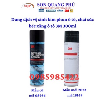 Chai vệ sinh kim phun xăng 3M 08956 mẫu cũ, thay thế mẫu mới 18169 súc béc kim xăng dùng chung cùng máy SONQUANGPHU422