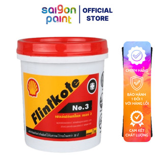 Sơn Chống Thấm Flintkote No.3 Thùng 3.5 L Có Thể Chống Thấm Hồ Cá Koi, Chống Thấm Toilet, Chống Thấm Tường, Sàn