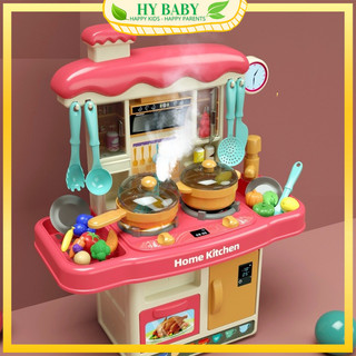 Đồ chơi bếp nấu ăn dạng đứng 31 chi tiết home kitchen - trọn bộ dụng cụ nhà bếp cho bé hybabyhouse