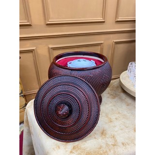 Giỏ ủ ấm tích - giỏ ủ trà bộ giỏ mây ấm tích ủ trà 1.5 lít -gia dụng quê hương