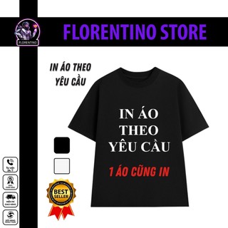 Áo thun in hình theo yêu cầu nam nữ, các cặp đôi | FLO STORE