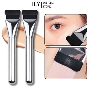 Cọ Trang Điểm Lông Mềm Đầu Dẹt Cọ Tán Nền Hình Vuông Chuyên Dụng Che Khuyết Điểm Tán Kem Nền Makeup ILY