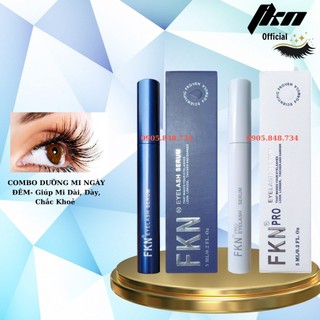 Combo 2 lọ serum dưỡng mi toàn diện FKN ngày và đêm 5ml/lọ hiệu quả sau 7-15 ngày sử dụng giúp mi dài,dày chắc khoẻ