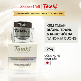 Kem Dưỡng Trắng Làm Sạch Nám & Tàn Nhang Giúp Phục Hồi Da Nano Kim Cương TASAKI Hũ 25g T06