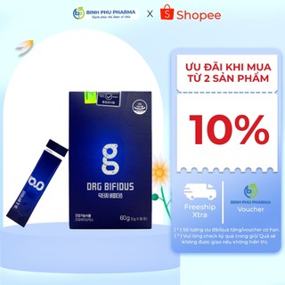 Men vi sinh hàn quốc Dr.G BIFIDUS giúp bổ sung lợi khuẩn, giảm các triệu chứng đường ruột - hộp 30 gói