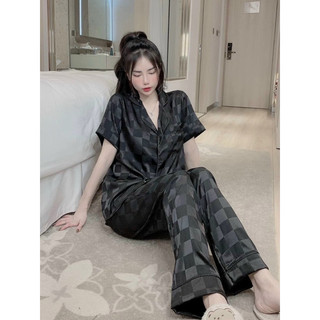 Đồ Bộ Lụa Gấm Áo Cộc Quần Dài Nhiều Kiểu Dáng