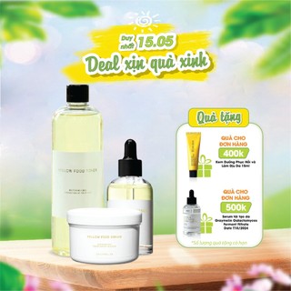 Bộ dưỡng ẩm và làm trắng da Graymelin Yellow Food 3 sản phẩm