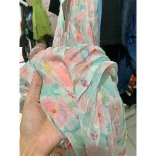 đầm maxi 2 dây nữ chất voan tơ size S