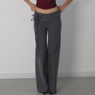  MAMAVIRUS Quần Tây Cạp Trễ Dáng Suông ౨ৎ MORGAN TROUSERS 