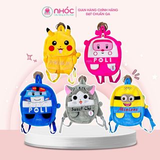 Balo bông cho bé size vừa, lớn, nhiều mẫu mã, kiểu dáng cao cấp - NHÓC