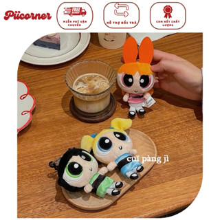 [CHÍNH HÃNG] Móc Khoá Đôi Nhóm PowerPuff Girls Nhồi Bông Ngộ Nghĩnh Xinh Xắn Đáng Yêu Cutee