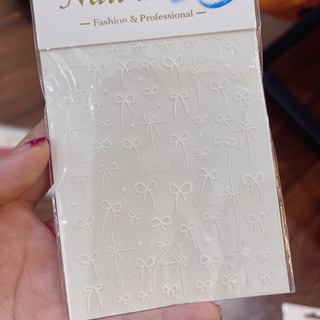 Stick nơ dán móng hình dán móng nơ làm nail