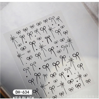 Stick nơ dán móng hình dán móng nơ làm nail