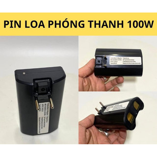 Pin loa phóng thanh cầm tay 100w
