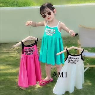 (8-20kg) Váy bé gái dễ thương TB44 Đầm 2 dây cho bé