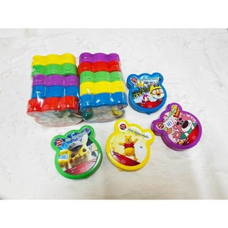 Hộp đựng phấn mẫu gấu nhiều hình dễ thương, tặng kèm phấn và giẻ lau loại tốt an toàn cho bé