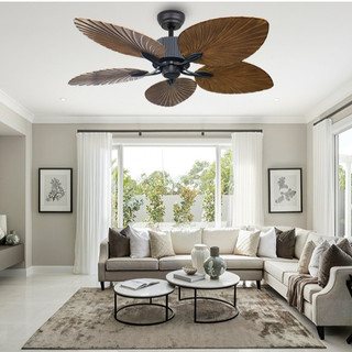 Quạt Trần LUXAIRE HAWAII 5 Cánh Hình Chiếc Lá Đẹp Tư Nhiên Chính Hãng LuxuryFan Quạt Trần Đẹp
