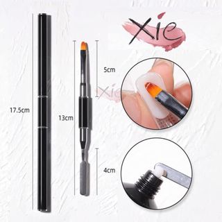 CỌ ĐẮP GEL 2 ĐẦU / CỌ ĐẮP GEL GÔM chuyên dụng cho dân làm móng <3