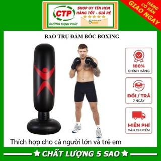 Bao trụ đấm bốc bơm hơi tự cân bằng 1m6 loại xịn