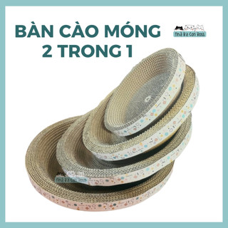 Nhà Cây Mèo Bàn Cào Móng Và Trụ Cào Móng 2 Tầng/Bàn Cào Móng Kết Hợp Ổ Nằm Cho Mèo