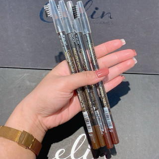 Chì xé kẻ mày cứng phẩy sợi Haozhuang Eyebrow Pencil sắc nét chuyên dùng cho Makeup trang điểm