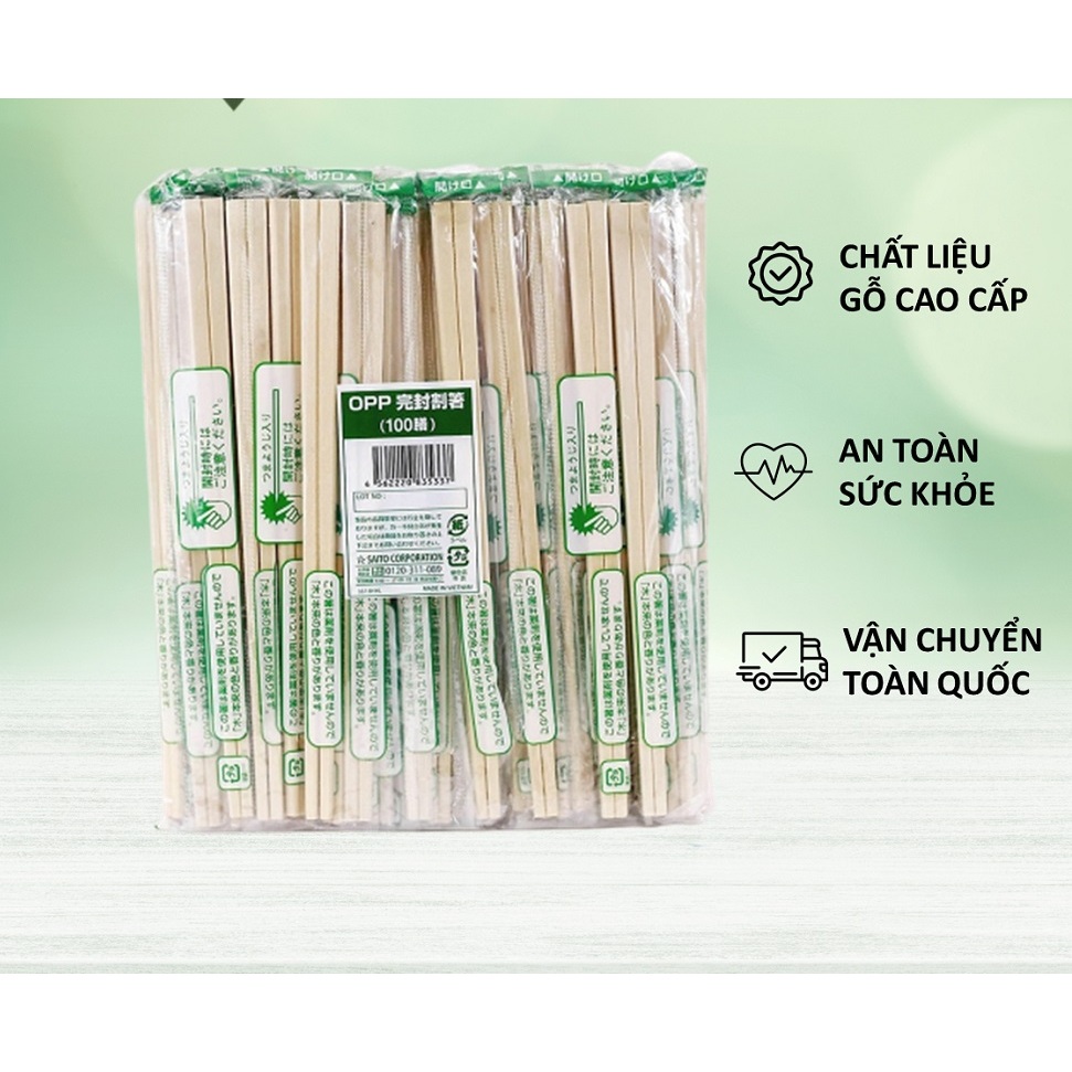 100 bộ Đũa & Tăm Dùng 1 lần