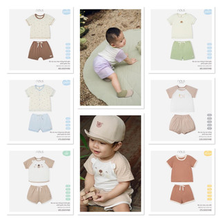 Bộ cộc tay cho bé từ 6m đến 2y