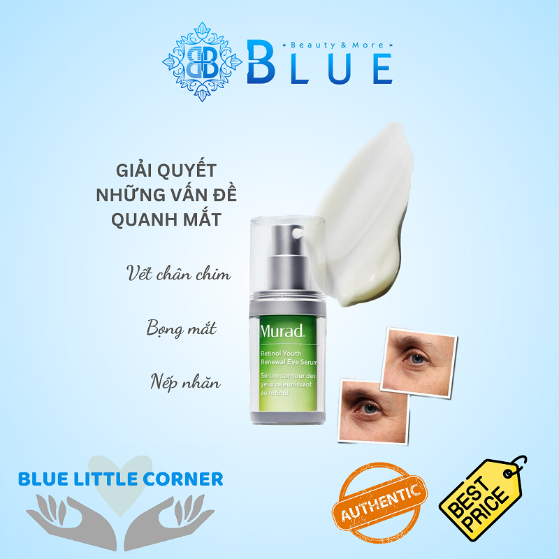 Serum mắt xóa mờ nếp nhăn Murad Retinol Youth Renewal Eye Serum