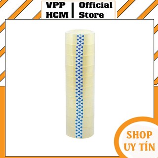 Lốc 10 cuộn băng keo nhỏ văn phòng 2cm