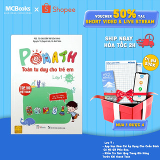 Sách - Pomath Toán Tư Duy Cho Trẻ Em Lớp 1 – Tập 2 Mcbooks