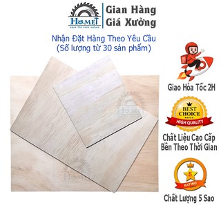 [Plywood - ván ép làm mô hình] - Ván ép 3mm - Nhiều kích thước. Phù hợp làm mô hình gỗ, cắt laser, vật liệu DIY