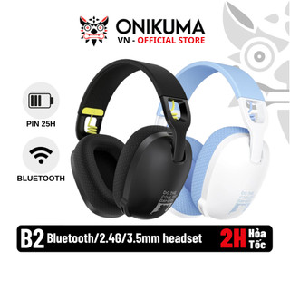  ONIKUMA B2 - Tai nghe gaming bluetooth - Kèm jack 3.5mm - 3 chế độ chơi game - Siêu nhẹ