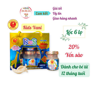 Yến sào Sunnest Trẻ Em, giải pháp giúp bé thông minh, cao lớn (Lốc 6 lọ x 70ml)