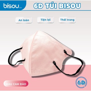 Khẩu trang 6D Bisou cao cấp túi 10 cái