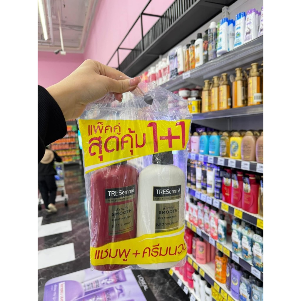 Cặp dầu gội xả Tresemme Thái Lan mềm mượt tóc  .