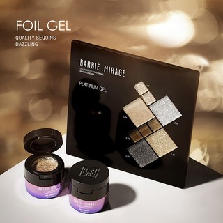 Set gel vẽ nhũ Barbie mirage 6 hũ