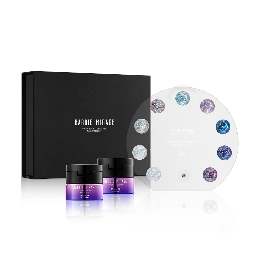 Set gel nhũ khổng tước Barbie Mirage(Fairy eyes) BBM-9 màu