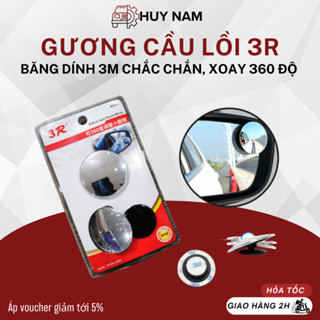  Gương Cầu Lồi 3R Có Viền Không Viền Gắn Gương Chiếu Hậu Xe Hơi Ô Tô Xóa Điểm Mù- Gương Cầu Lồi 360 Độ HUY NAM Ô TÔ 