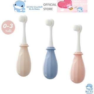  KU.KU Duckbill bàn chải đánh răng cho bé 0-3 tuổi lông siêu mềm mịn ku1148 