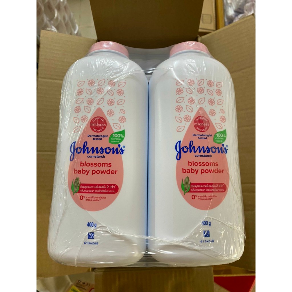 1 chai phấn thơm Johnson Baby 400g Thái Lan