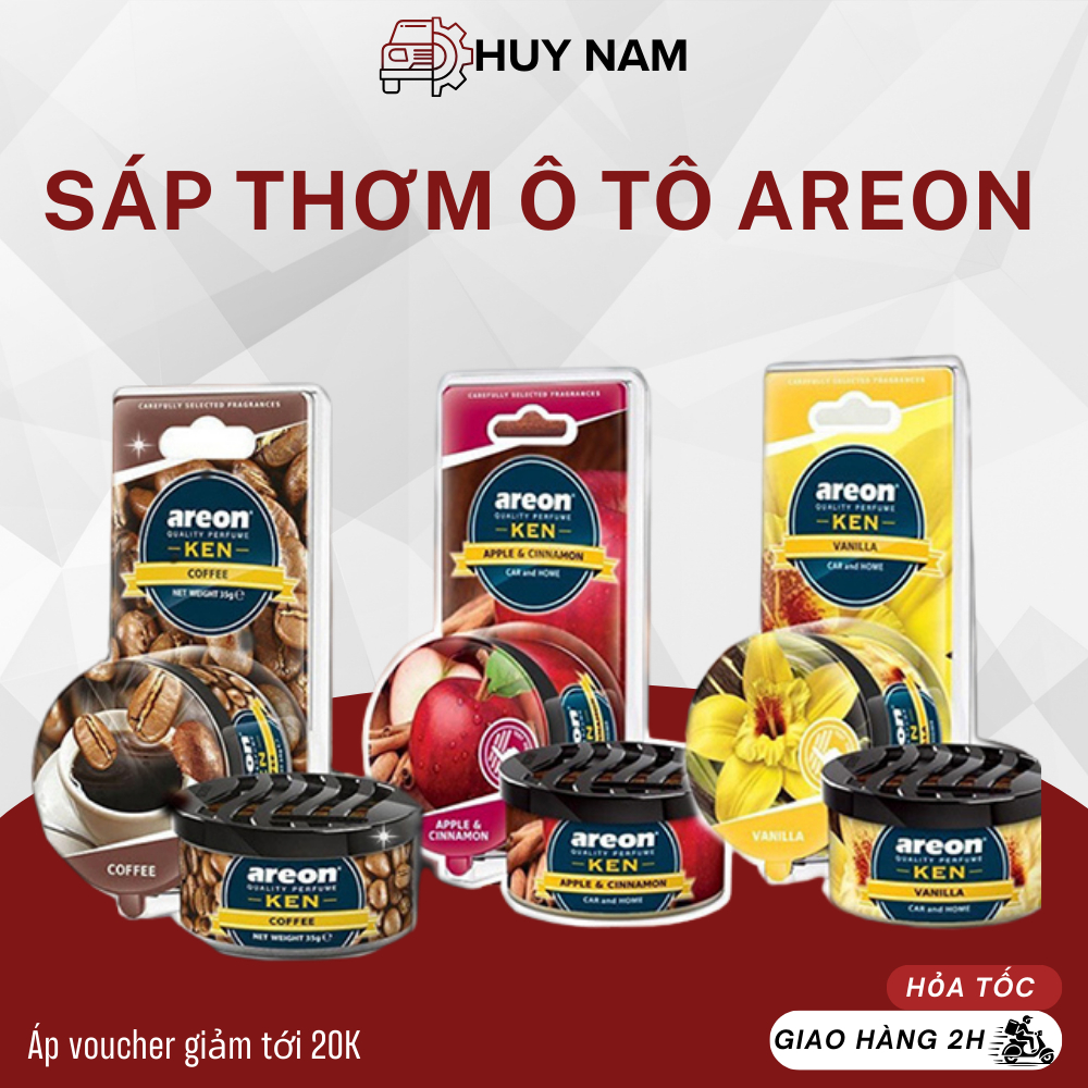 Sáp Thơm Ô Tô  Areon - Nước Hoa Ô Tô Areon Khử Mùi Xe Hơi Cao Cấp - Areon Ken Chính Hãng Nhập Khẩu B