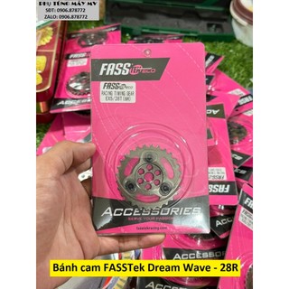 Bánh cam tăng chỉnh 28/32r cho xe dream wave