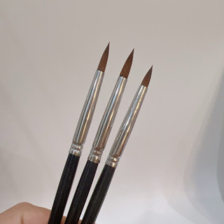 Cọ đắp hoa bột làm nail ( Cán đen)